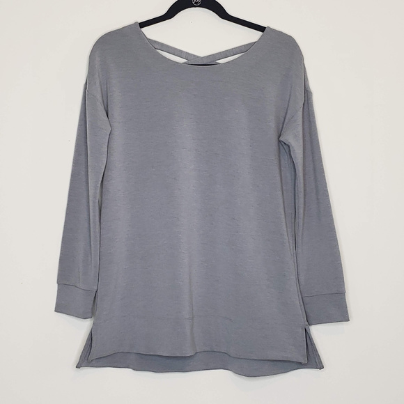 Zeroxposur gray lightweight sweatshirt top - Picture 2 of 4